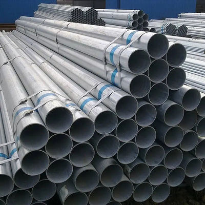 4 cali galwanizowane metalowe rury stalowe Zink 40g/m2-600g/m2